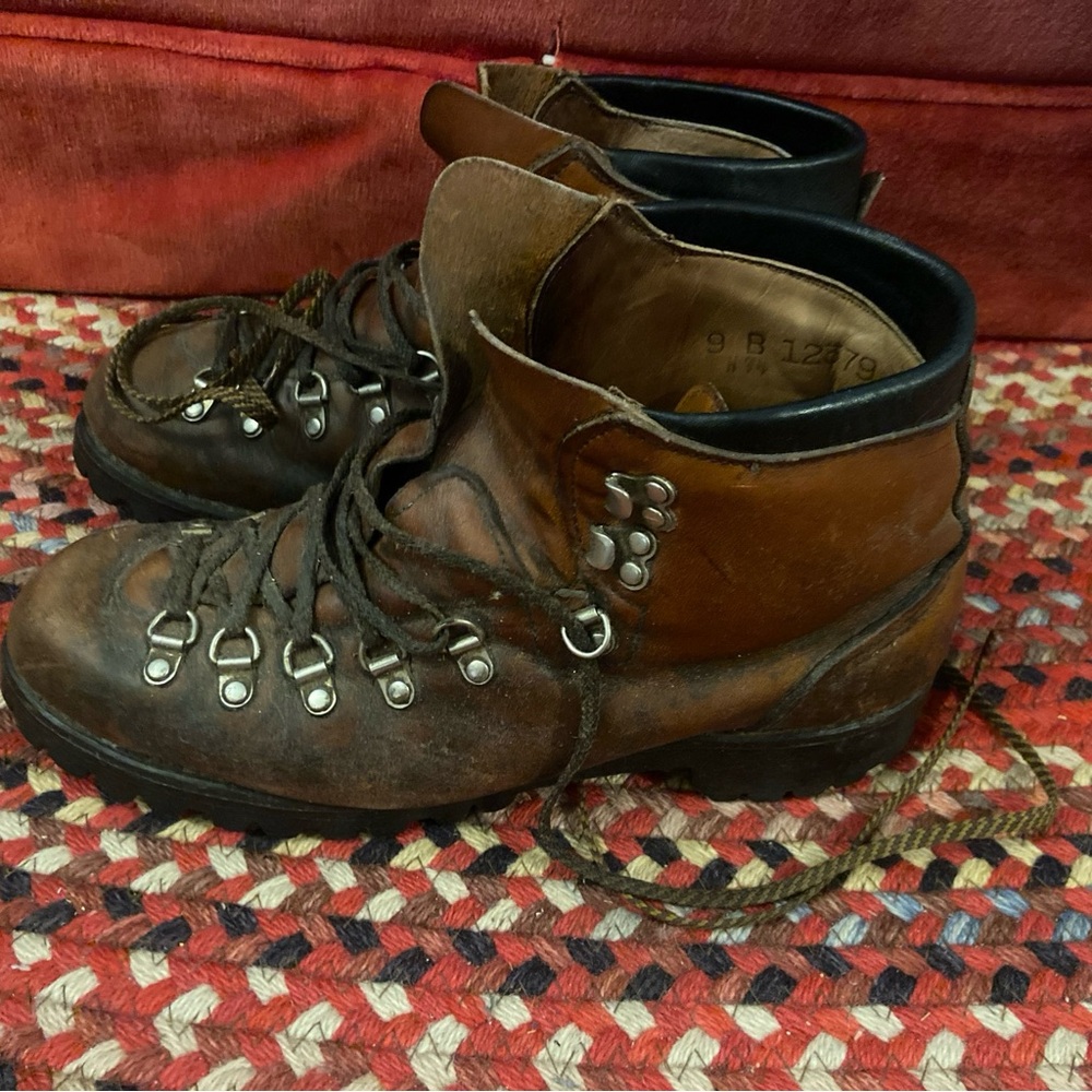 VTG 70's Red Wing Irish Setter Sport Mountain Hiking Boots Men's 9B Leather